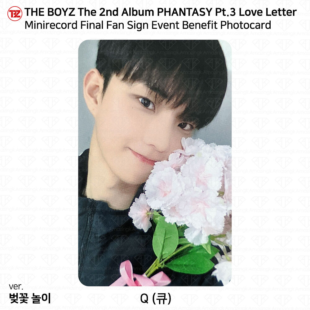 The Boyz Phantasy Pt.3 Love Letter Minirecord Final Fan Sign