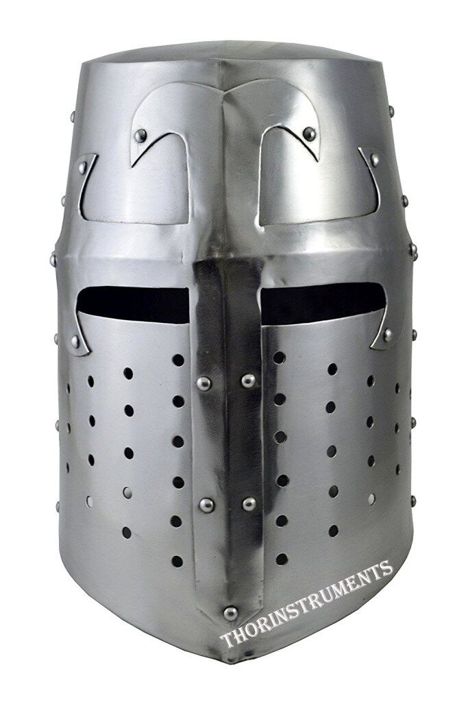 Sugarloaf Accents Medieval Knight Crusader Armour handmade Armor Helmet 15% KORTING