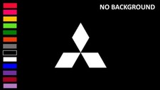 Mitsubishi Logo Decal Sticker For Car Window Laptop Tumbler