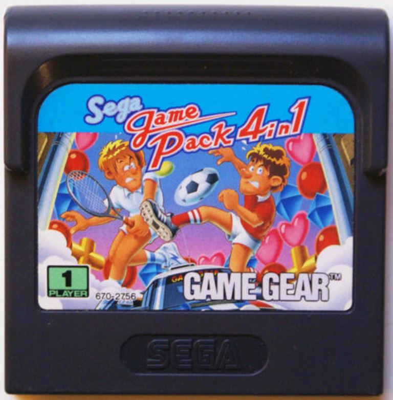 Jeu Sega Game Gear - Sega Game Pack 4 In 1 (cartouche Seule) - Envoi Rapide