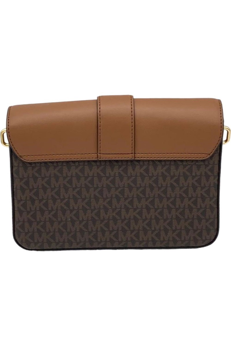 Michael Kors Carmen Medium Convertible Shoulder Bag Brown | eBay