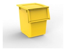 Terry Ecobin 25+30 Set 2 Contenitori Per Il Riciclaggio Dei Rifiuti. Colore: Giallo E Blu, Materiale: Polipropilene Antiurto, Capacità 25 L + 30 L - 2
