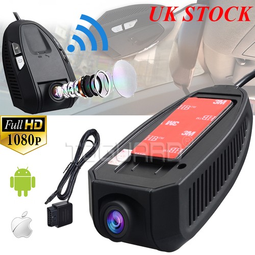 Hidden WIFI 1080P HD Car DVR Dash Cam Dashboard Camera Sony Sensor WDR UK STOCK