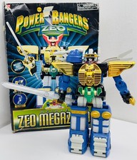 1996 Mighty Morphin Power Rangers Deluxe ZEO Megazord Bandai 2578 Zord BOX READ
