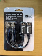 WBox 4K/MP VIDEO BALUN (Terminal de Tornillo a Coleta BNC) NUEVO 0E-VBPTAILMP
