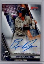 2019 Bowman's Best #B19-BD Brock Deatherage Best of 2019 Autographs