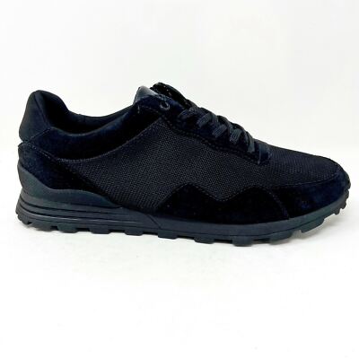 Clae Hoffman Triple Black Suede Mens Premium Casual Sneakers