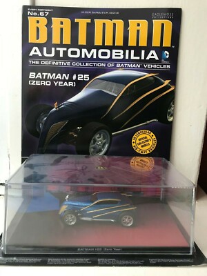 AUTOMOBILIA EAGLEMOSS COLLECTION ISSUE 67 BATMAN #25 ZERO YEAR VEHICLE + MAG