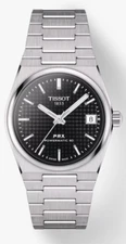 Mechanical watch Tissot PRX Powermatic 80 Black Dial with Silver Bracelet 35mm