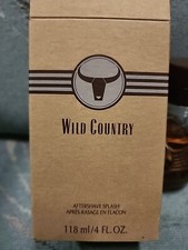 Aftershave Splash, Wild Country,118ml, New, Made In USA