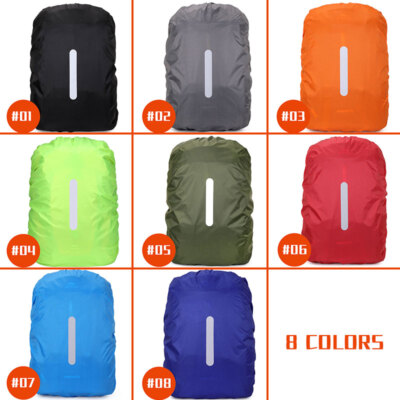 Reflective Camping Hiking Travel Backpack Bag Waterproof Rain Cap Cover Outdoor