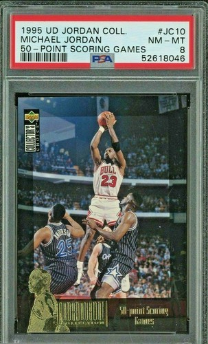 1995 Upper Deck Basketball 50-Point Scoring Games Michael Jordan #JC10