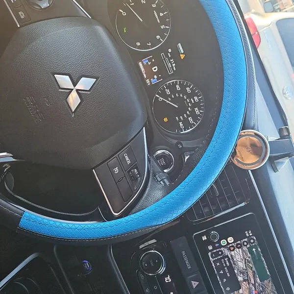 1 calcomanía adhesiva con logotipo emblema interior personalizado de Mitsubishi Mirage hecha en EE. UU. Foto 4 de 4