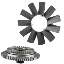 Cooling Fan Blade & Fan Clutch Kit For BMW 323i 325i 328i 330i X5 525i 528i