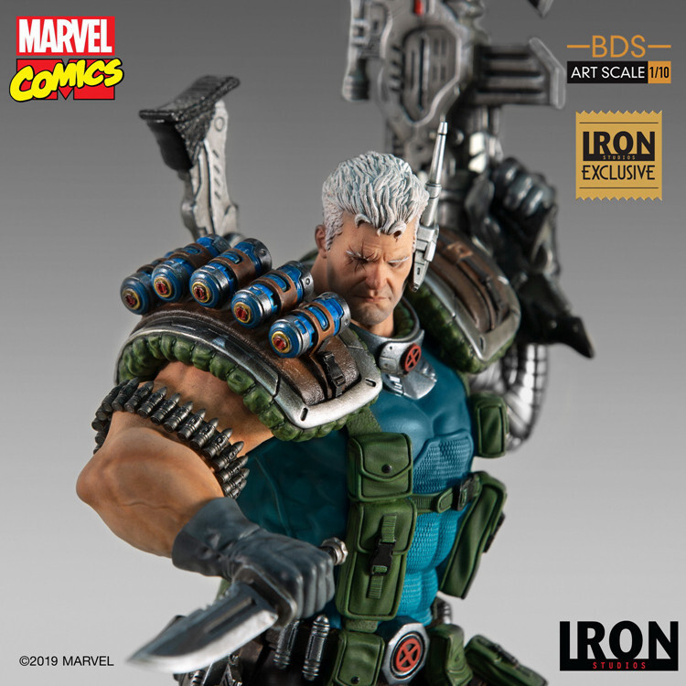 Iron Studios MARCAS17919-10 1/10 CABLE Display Statue Action