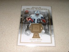 2006 FLEER ULTRA FOOTBALL RANDY MOSS AWARD WINNERS INSERT CARD