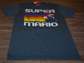 VINTAGE STYLE SUPER MARIO BROS. NES Nintendo T-Shirt MENS SMALL NEW W/ tag