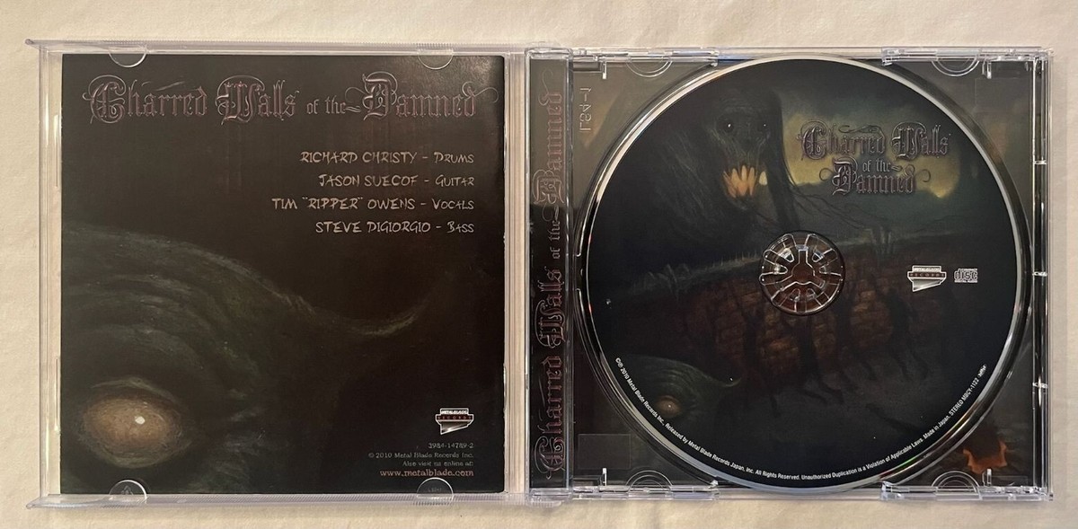 Charred Walls Of The Damned - S/T + 1 (Japan CD w/OBI) Signed By