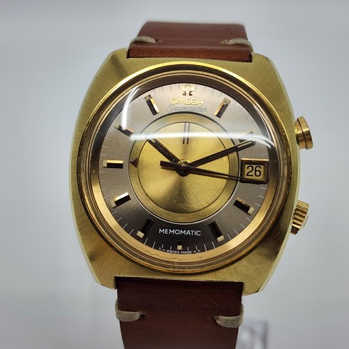Serviced Vtg Rare Omega Seamaster Memomatic Cal 980 Alarm 166....