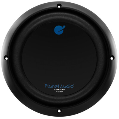 1 Subwoofer Planet Audio AC8D 200 Mm 8'' 1200 Watt Max Kofferraum Auto