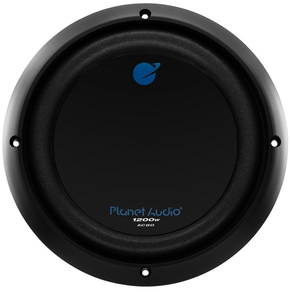 "1 Subwoofer Planet Audio AC8D 200 Mm 8\" 1200 Watt Max Kofferraum Auto"-image