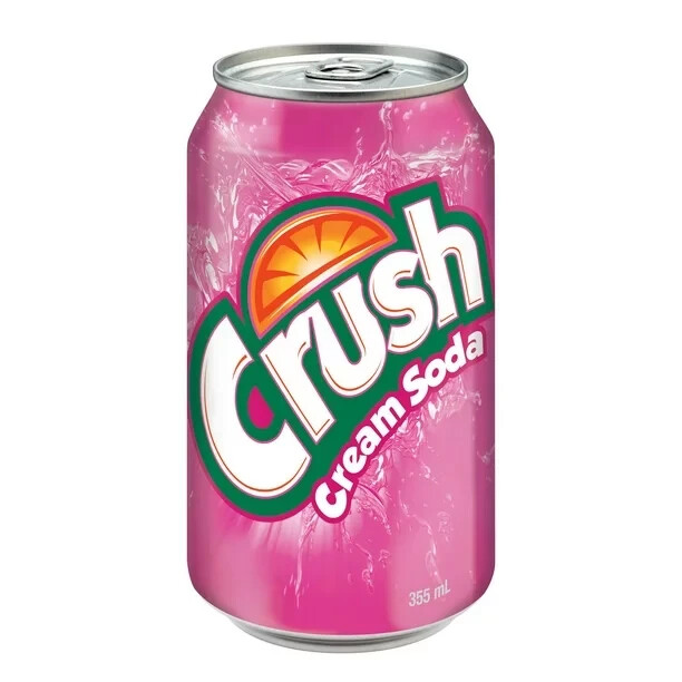 96 Cans of Crush Clear Cream Soda Soft Drink 355ml Each | eBay