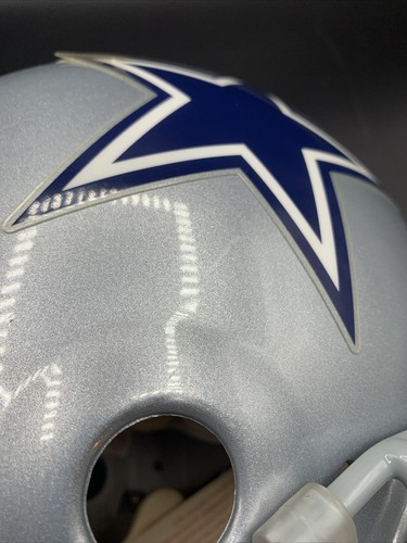 Riddell Emmitt Smith Autographed Cowboys Helmet MOUNTED MEMORIES COA - Picture 14 of 22