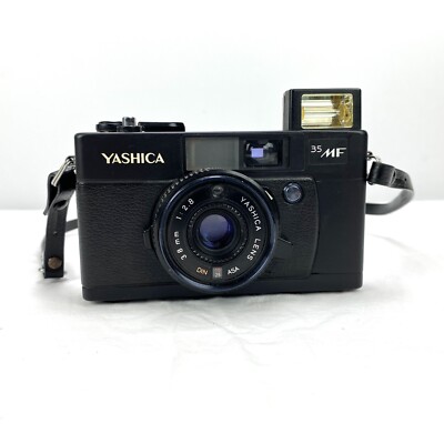 YASHICA 35 MF コンパクトフィルムカメラ Yashica 35 MF 35mm Film Point & Shoot Camera Vintage Black | eBay