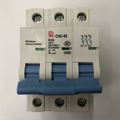1PCS NEW CH2-63 3P D20 CH263  breaker #A6-9