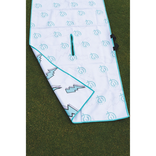 Bolt Golf Towel Premium Golf Accessories Diagonal FreshGrip Logo Golfer Gift - Picture 4 of 5