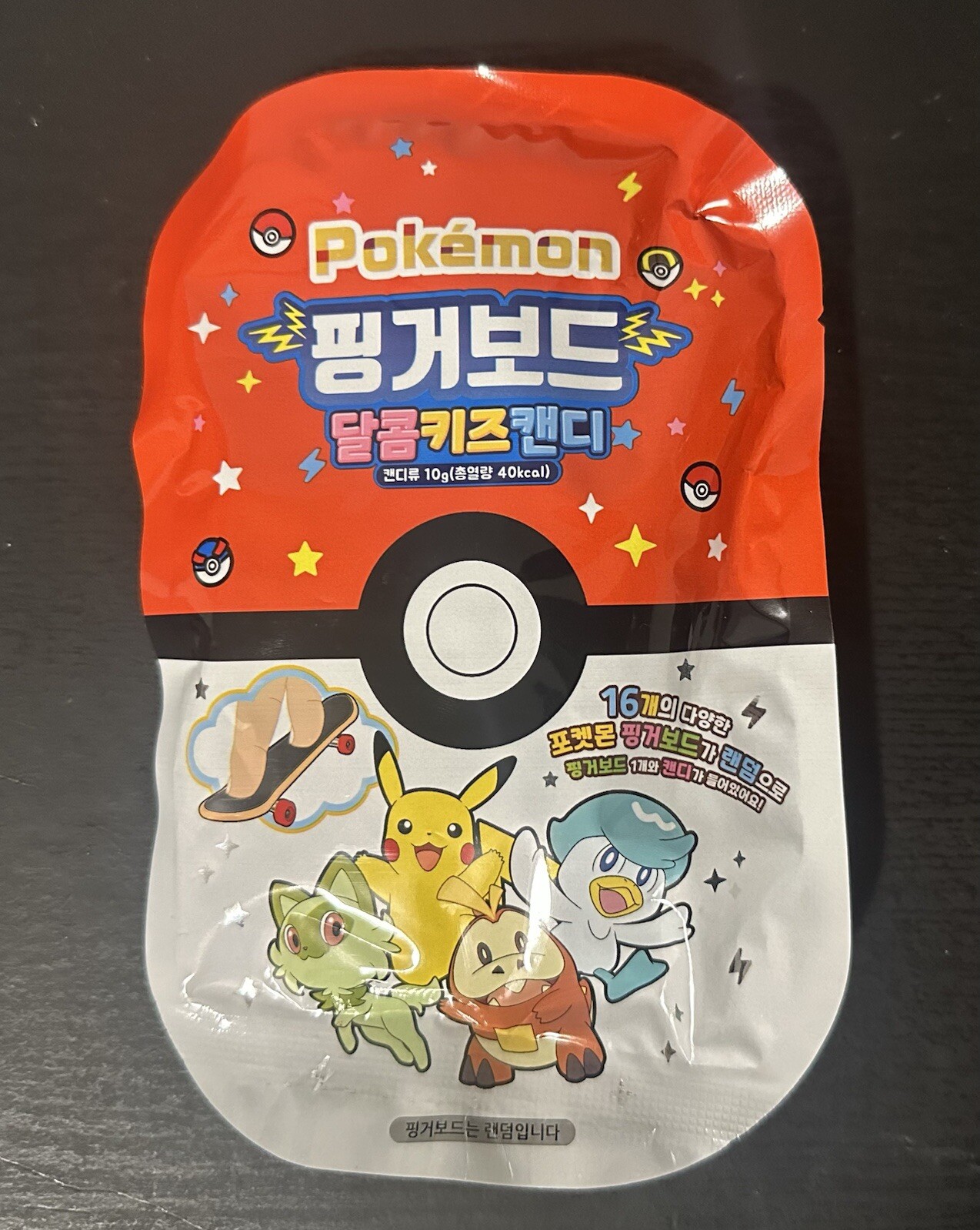 Korean Pokémon Finger Skate Board Mystery Pack
