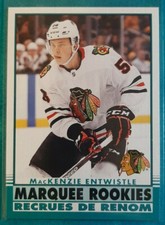 2020-21 O-PEE-CHEE MARQUEE ROOKIES RETRO MACKENZIE ENTWISTLE #646 CHI BLACKHAWKS