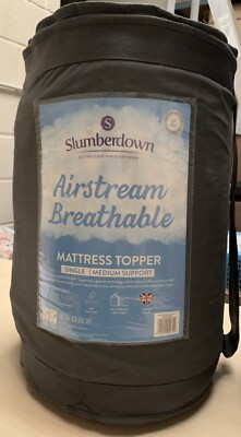Slumberdown Airstream atmungsaktive Einzelmatratzenauflage
