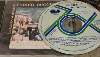 Enrico Ruggeri Das Wort an die Zeugen CD CGD kein Barcode 