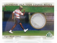 TIGER WOODS SP GAME USED GOLF TPC LEGENDARY SAWGRASS COURSE RELIC! 