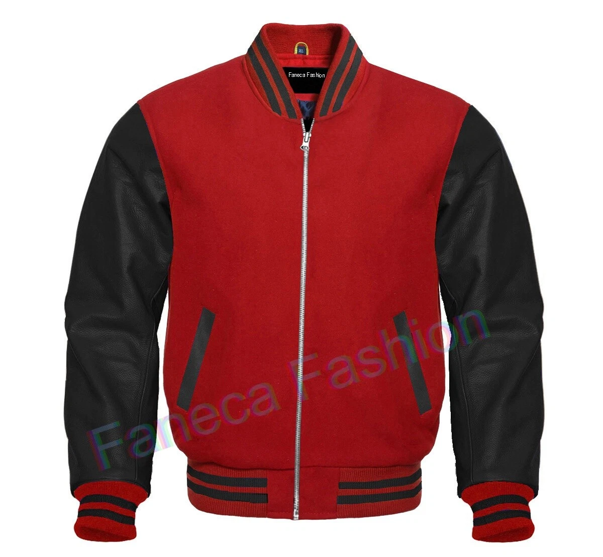 Letterman jacket leather sales sleeves