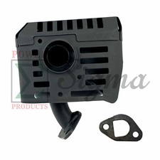 Exhaust Engine Muffler w/ Heat Shield For Honda GX160 GX200 5.5 HP 6.5 HP Engine