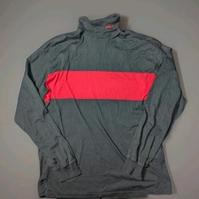 Vintage Polo Ralph Lauren Golf Turtleneck Black Red XL