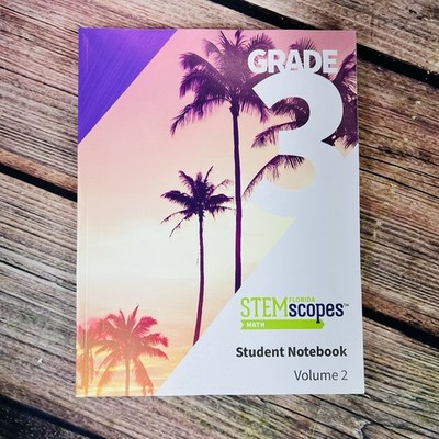 STEMscopes Florida Math Grade 3 Student Notebook Volume 2  New 