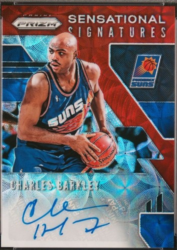 Charles Barkley 2019 Panini Prizm Choice Prizm Tiger Stripe Card 