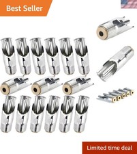 Durable Stainless Steel Pig Nipple Waterers - 15 Automatic Drinkers Included