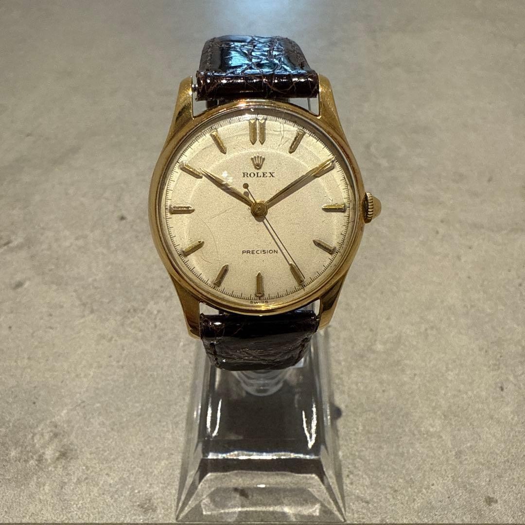 Rolex Solid Gold Ultra Rare Precision    Manual W… - image 1