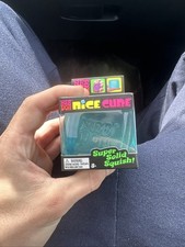 Nee Doh Nice Cube - Super Solid Squish  Blue - Brand New/Factory Sealed 