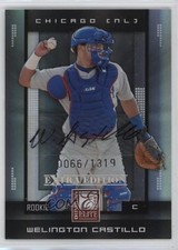2008 Donruss Elite Extra Edition Rookie /1319 Welington Castillo #167 Auto 0yq9