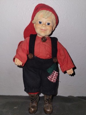 Vintage Mariell design doll Norwegian boy gnome Christmas 10''