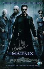 Lilly Wachowski Signed The Matrix 11x17 Photo Acclaimed Director Beckett BAS COA