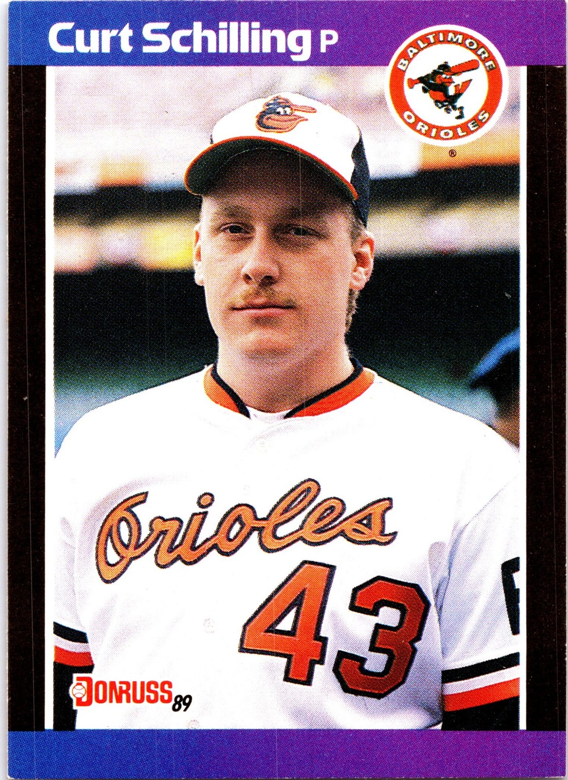 1989 Donruss #635d Curt Schilling