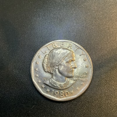 1980 Susan B Anthony Dollar FG Rare Wide Rim Multiple Errors | eBay