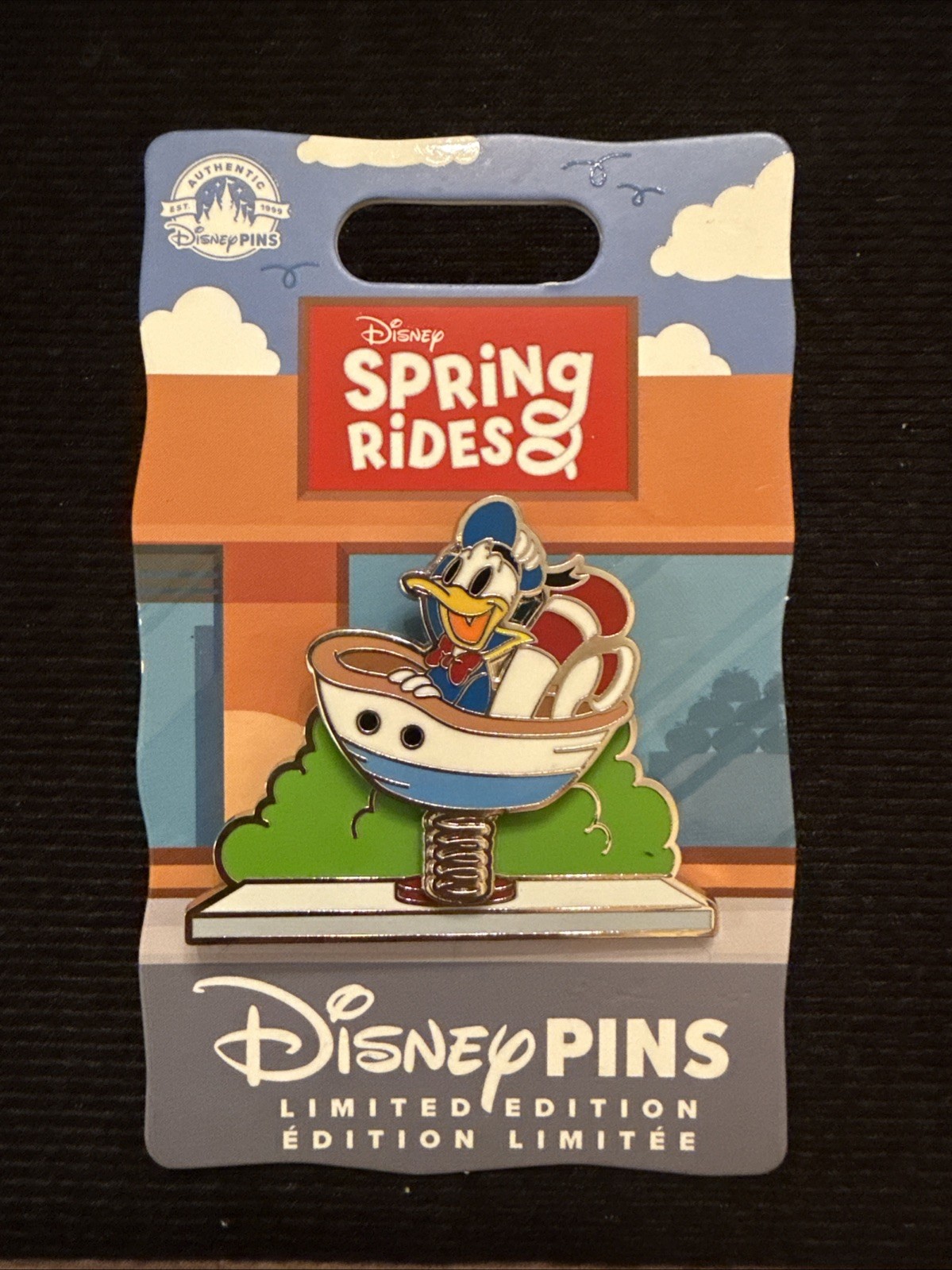 2024 Disney Parks Spring Rides Donald Duck Pin LE 4000