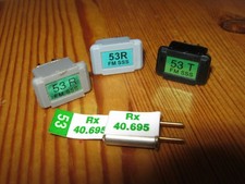 Graupner Quarzset  53 FM SSS mit 3 Empfängerquarzen   40 Mhz Quarz Quarzpaar